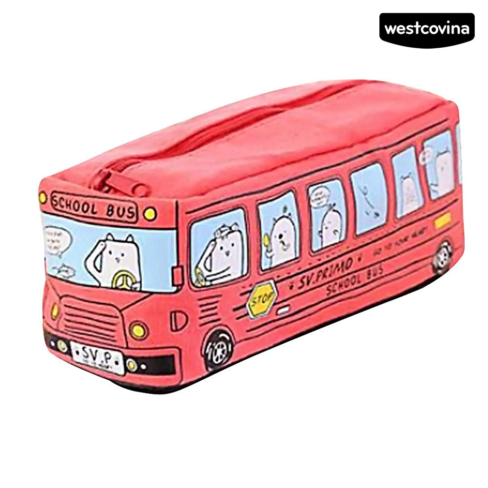 [WSTN] [WSTN]✎Túi Đựng Bút Hình Xe Buýt Thời Trang