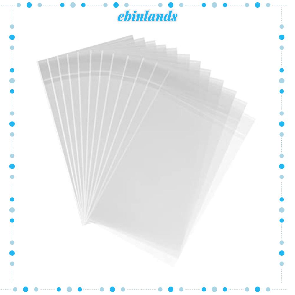 EBINLANDS Bộ 100 Túi Nhựa Đựng Kẹo 4 '' x 6 ''