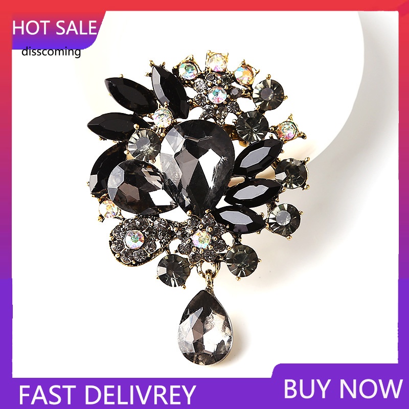 Áo Thun In Hình SL SL SL SL Thời Trang Cá Tính| Ghim Cài Áo Đính Đá Pha Lê Nhân Tạo Thời Trang