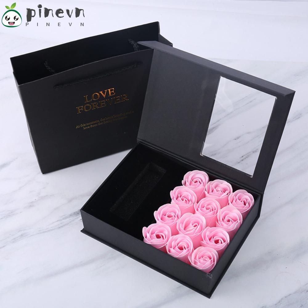 PINEVN Túi Đựng Xà Phòng Hoa Hồng Mới Cho Ngày Giáng Sinh