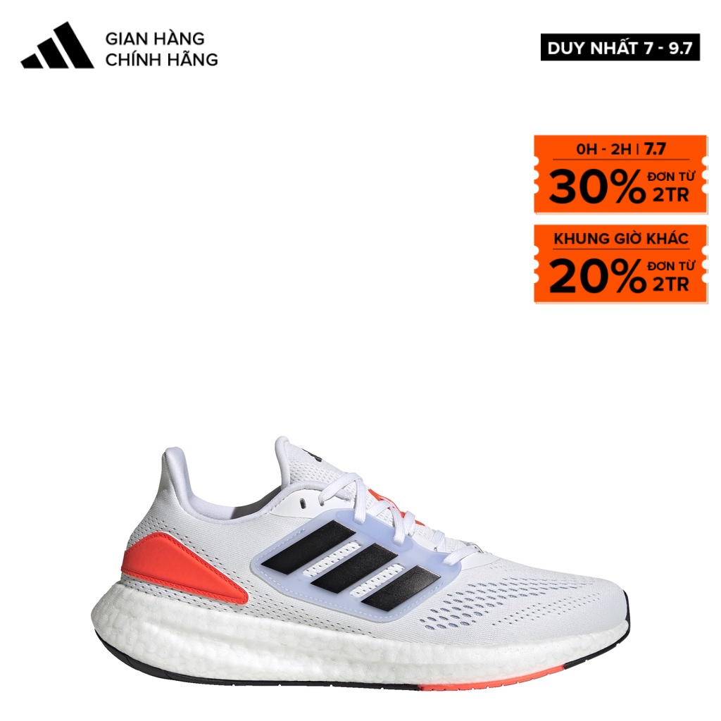 adidas Chạy Giày Pureboost 22 Nam trắng HQ8589