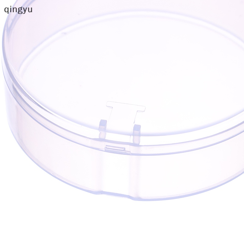 Hộp Đựng Mút Trang Điểm Hình Tròn Trong Suốt Tiện Dụng