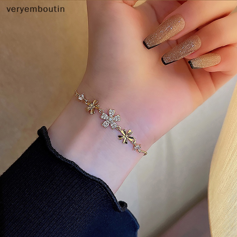 Vòng Tay Đính Đá Opal Màu Sắc Tinh Tế Có Thể Điều Chỉnh Kích Thước Dành Cho Nữ