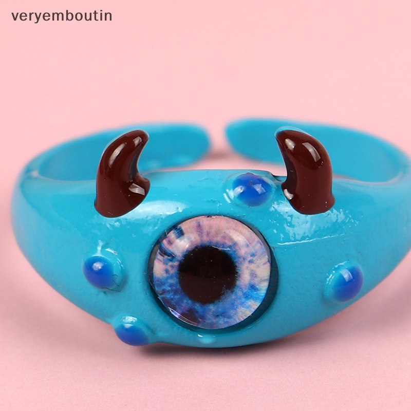 Nhẫn Cưới Dạng Hở Hình Mắt Mèo Màu Xanh Lá Cây Dễ Thương Thời Trang Cho Nữ