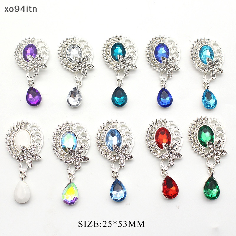 Ghim Cài Áo Hình Giọt Nước Chất Liệu Hợp Kim 25 * 53MM