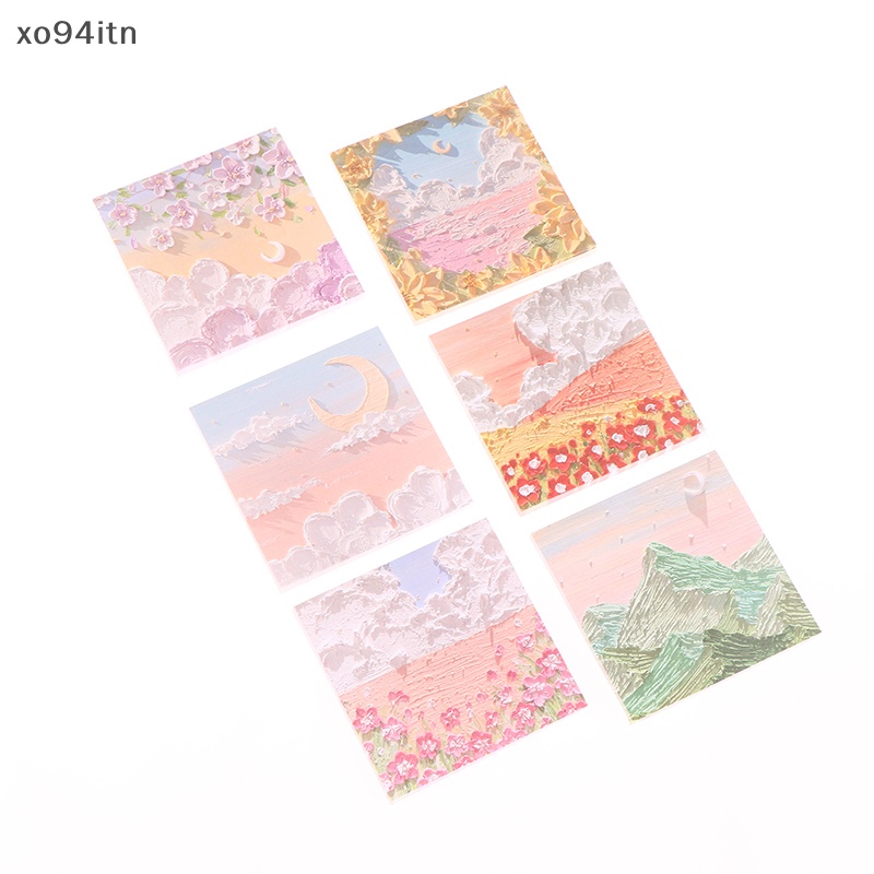 Tn Giấy Ghi Chú Nhỏ Nhắn Tự Làm Không Dính Phong Cách Đồng Quê Tươi Mới