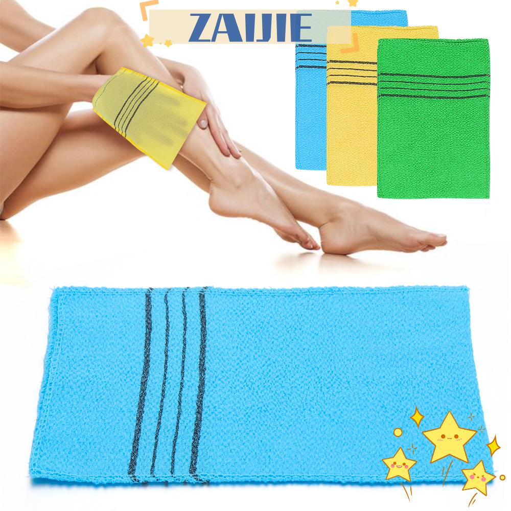 ZAIJIE24 Set 1 / 3 / 5 / 10 Khăn Tắm Mát Xa Tẩy Tế Bào Chết Tiện Dụng