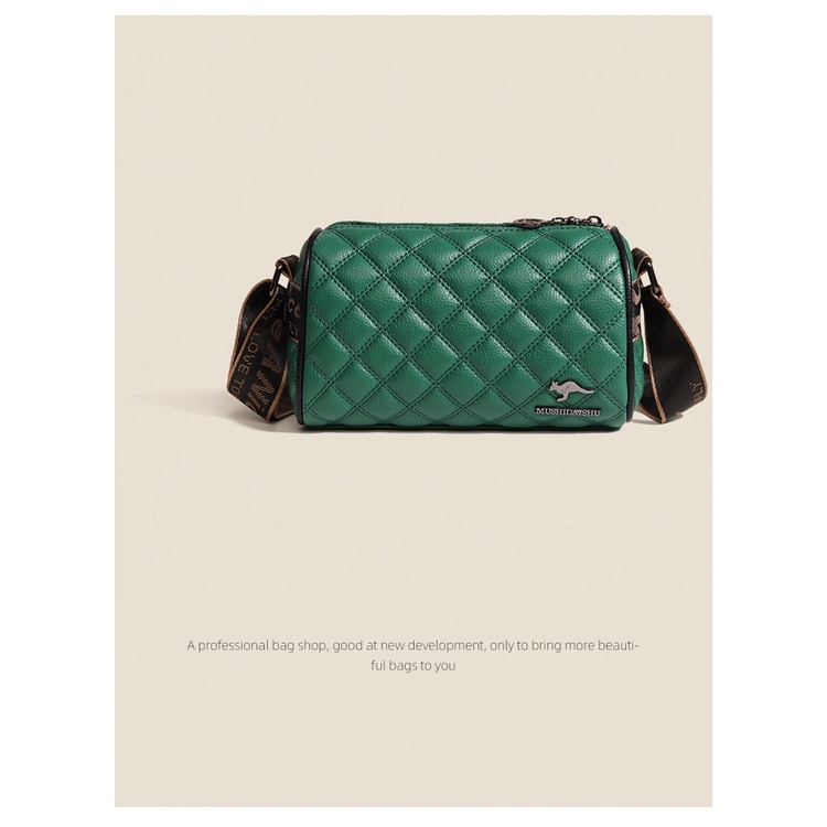 Túi Xách Da Mềm Hình Trụ Cỡ Lớn Thời Trang Cho Nữ