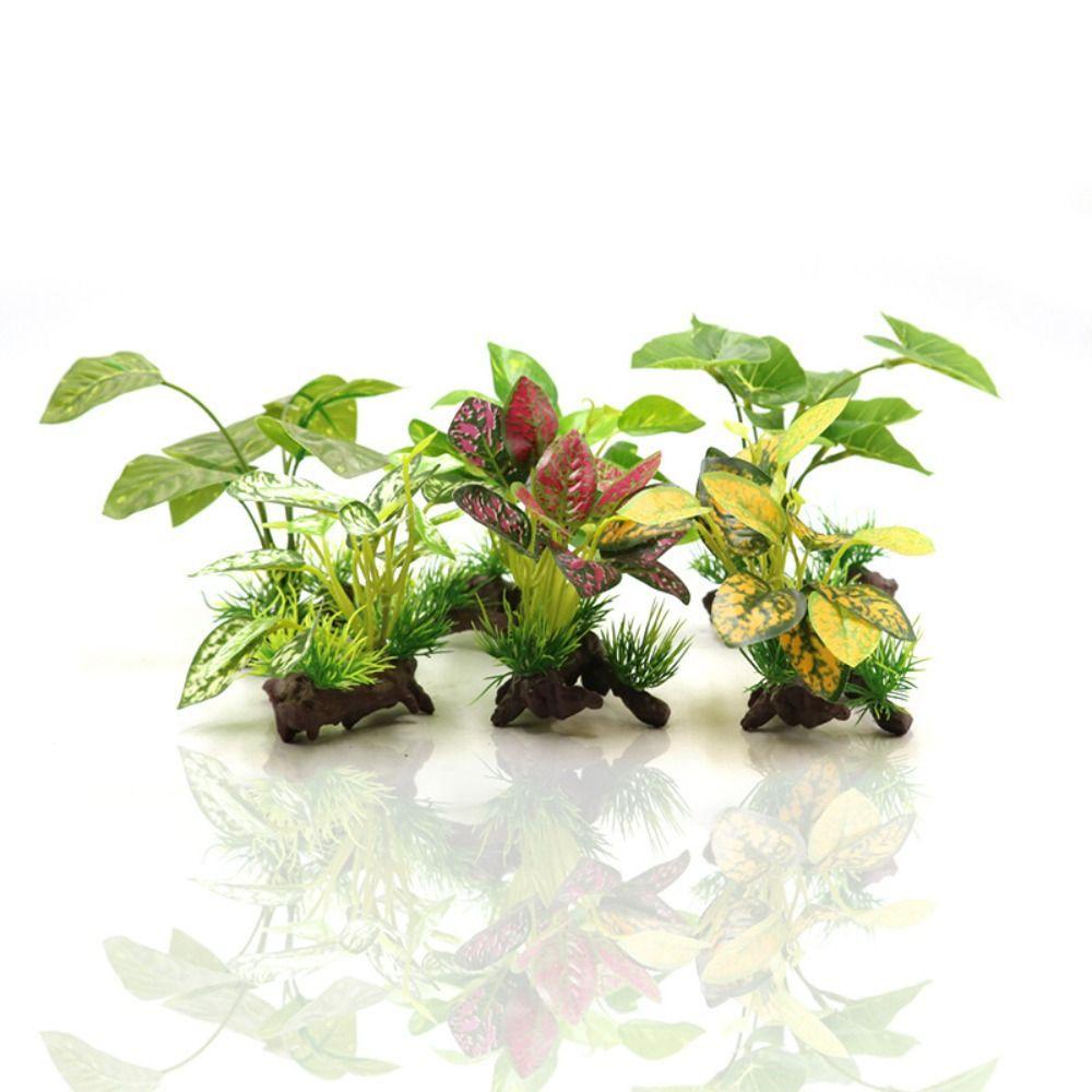 SUYO Mới Cây Nhựa Nhân Tạo Trang Trí Bể Cá