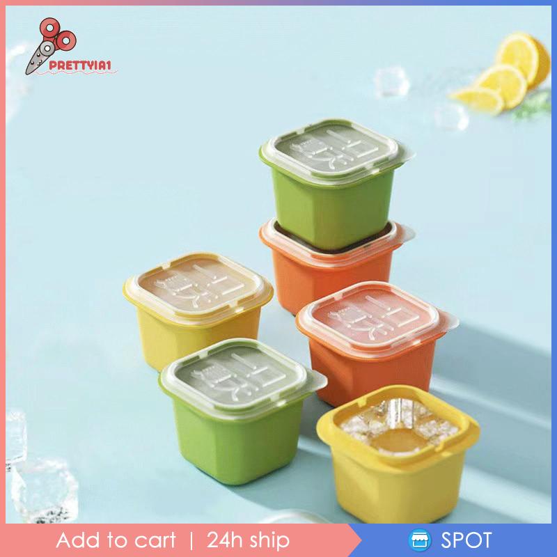 Set 6 Khuôn Làm Đá / Sô Cô La / Đá Đa Năng Tháo Lắp Nhanh DIY