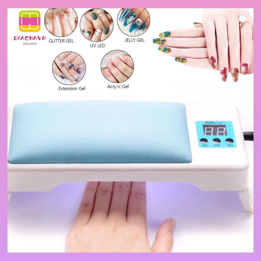 DIACHAVN Gối Kê Tay Bằng Đèn UV Phích Cắm US Làm Sạch Móng Tay Dễ Dàng