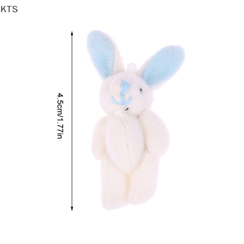 Thỏ Nhồi Bông 4.5CM Treo Móc Khóa Trang Trí Dễ Thương