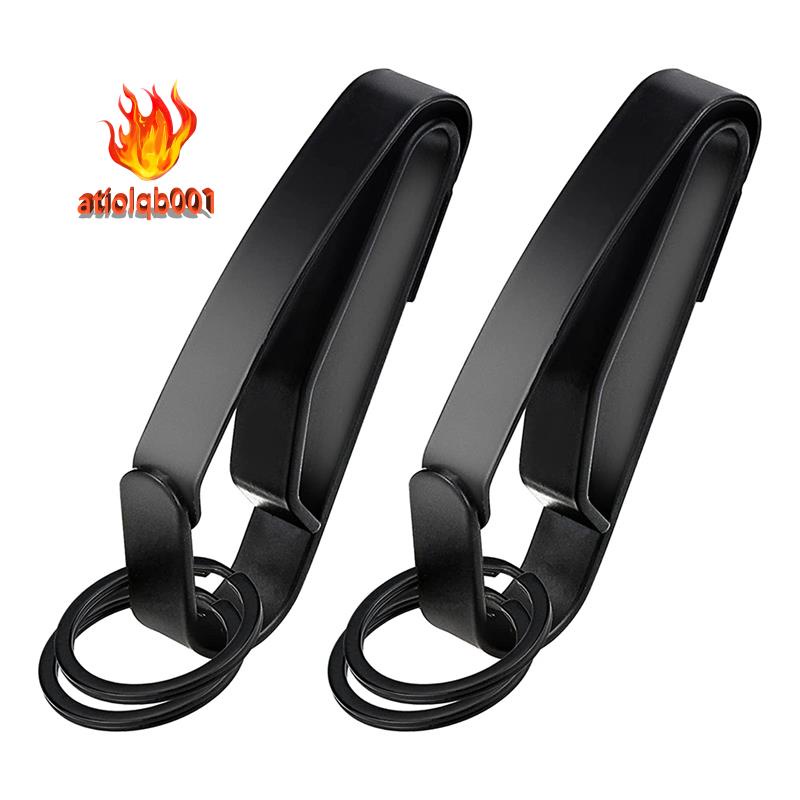 Set 2 Móc Khóa Tháo Gỡ Nhanh Kèm 4 Chìa Khóa Bằng Thép Không Gỉ