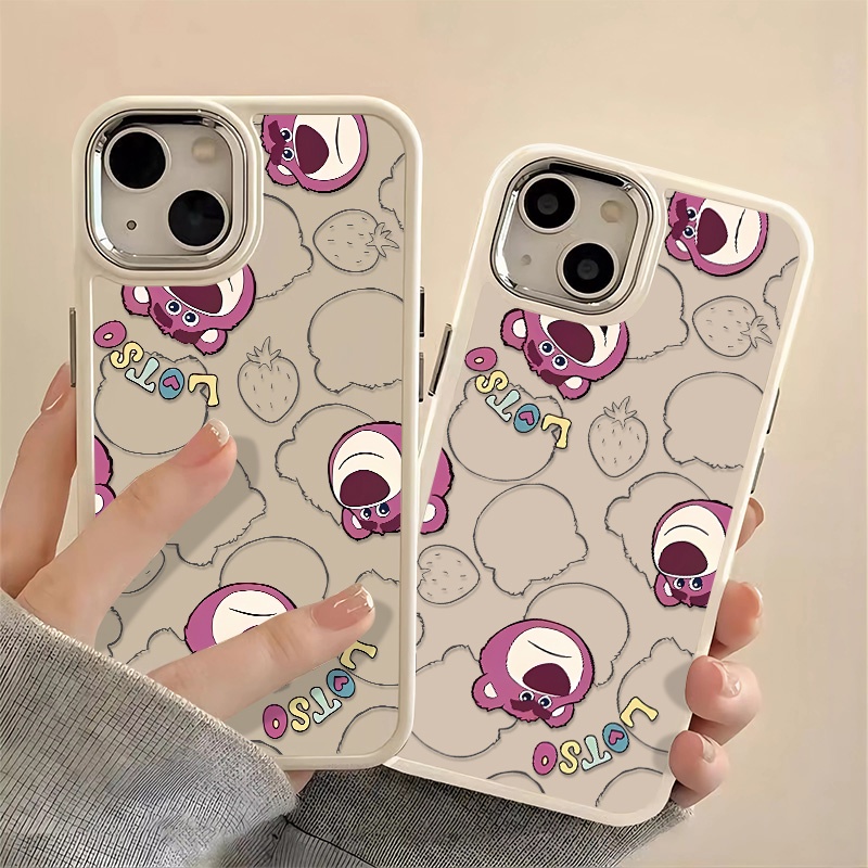 Ốp Điện Thoại Silicone Mềm Nút Kim Loại Chống Sốc Cho IPhone 14 13 12 11 Pro Max XS X XR 8 + 7 Plus