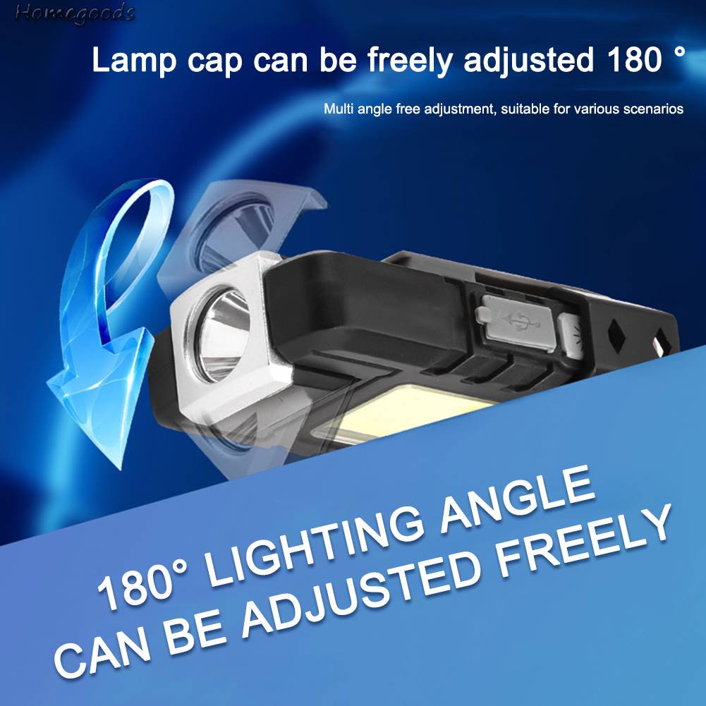 Đèn Led Kẹp Mũ COB 500mAh 500LM Type-C Sạc Được