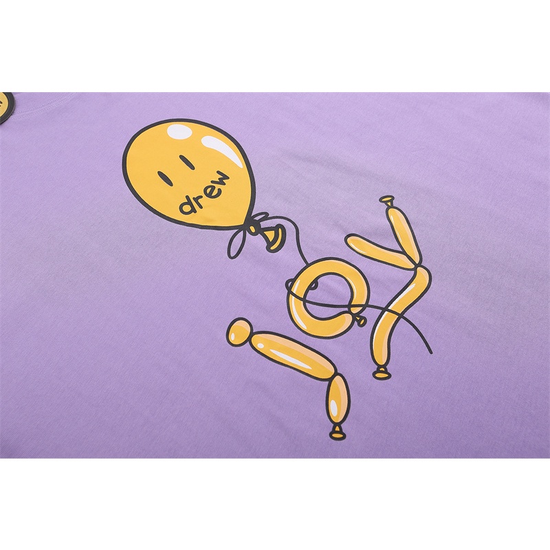 D88-áo Thun Tay Ngắn In Hình Khinh Khí Cầu Mặt Cười Thời Trang Chất Lượng Caoiuwyr5W