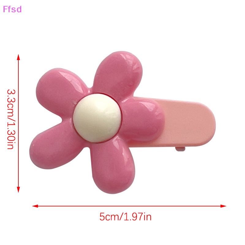 {Ffsd} Bán Chạy 2 Kẹp Tóc Hình Hoa Dễ Thương Thanh Lịch Dành Cho Nữ Trẻ Em