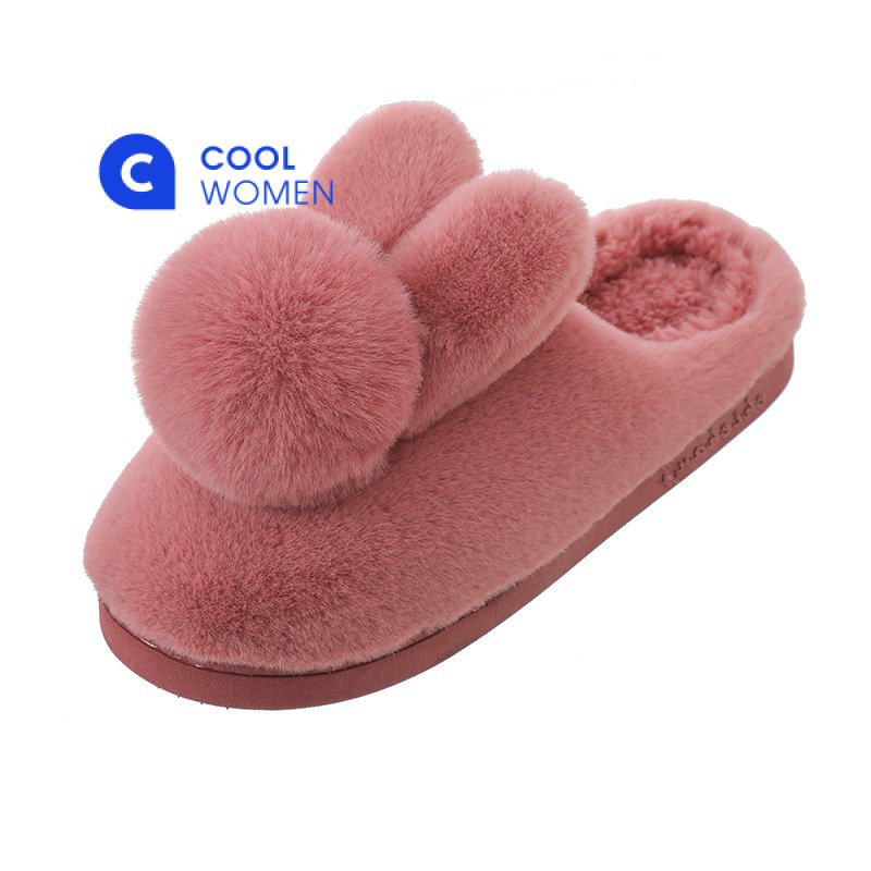 Dép bông đi trong nhà tai thỏ big size35-42