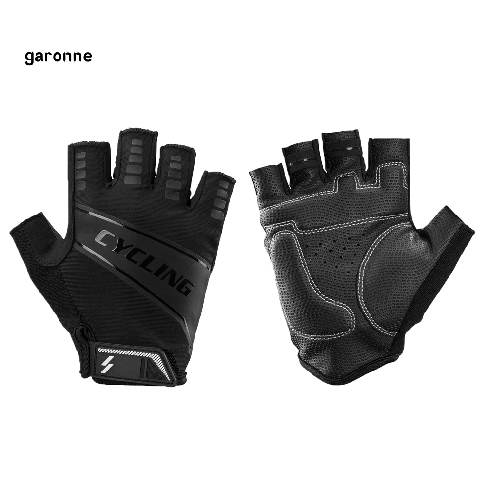 1 Đôi Găng Tay Nửa Ngón Thoáng Khí Chống Trượt Cho Nam Nữ Chạy Xe Đạp Ngoà