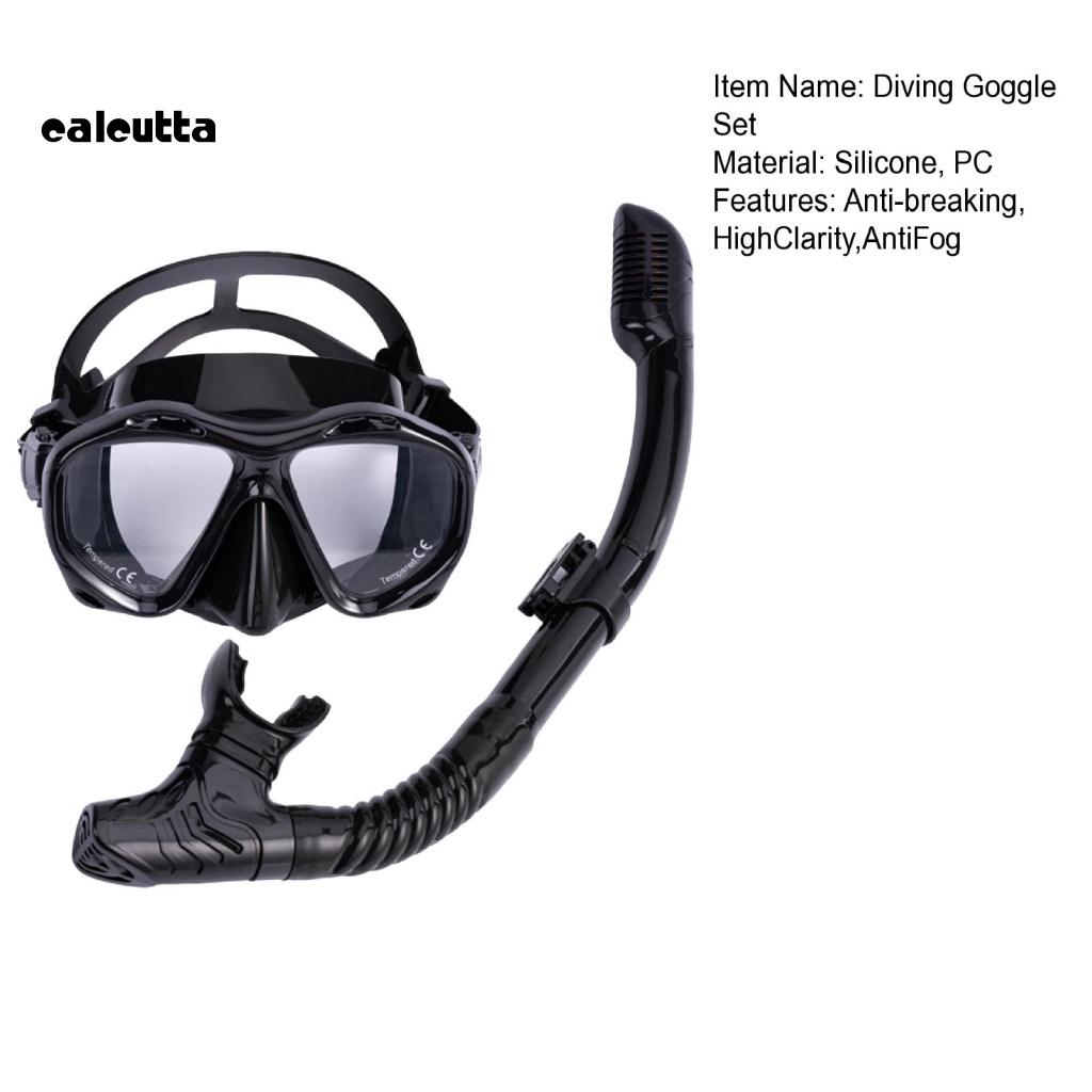 1 Bộ Kính Bơi Khung Silicone Thoáng Khí Chống Sương Mù Độ Phân Giải Cao