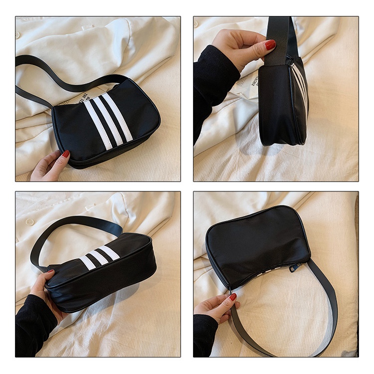 Túi Xách Đeo Vai / Kẹp Nách Chất Liệu Nylon Kích Cỡ Lớn Phong Cách Thời Trang Hàn