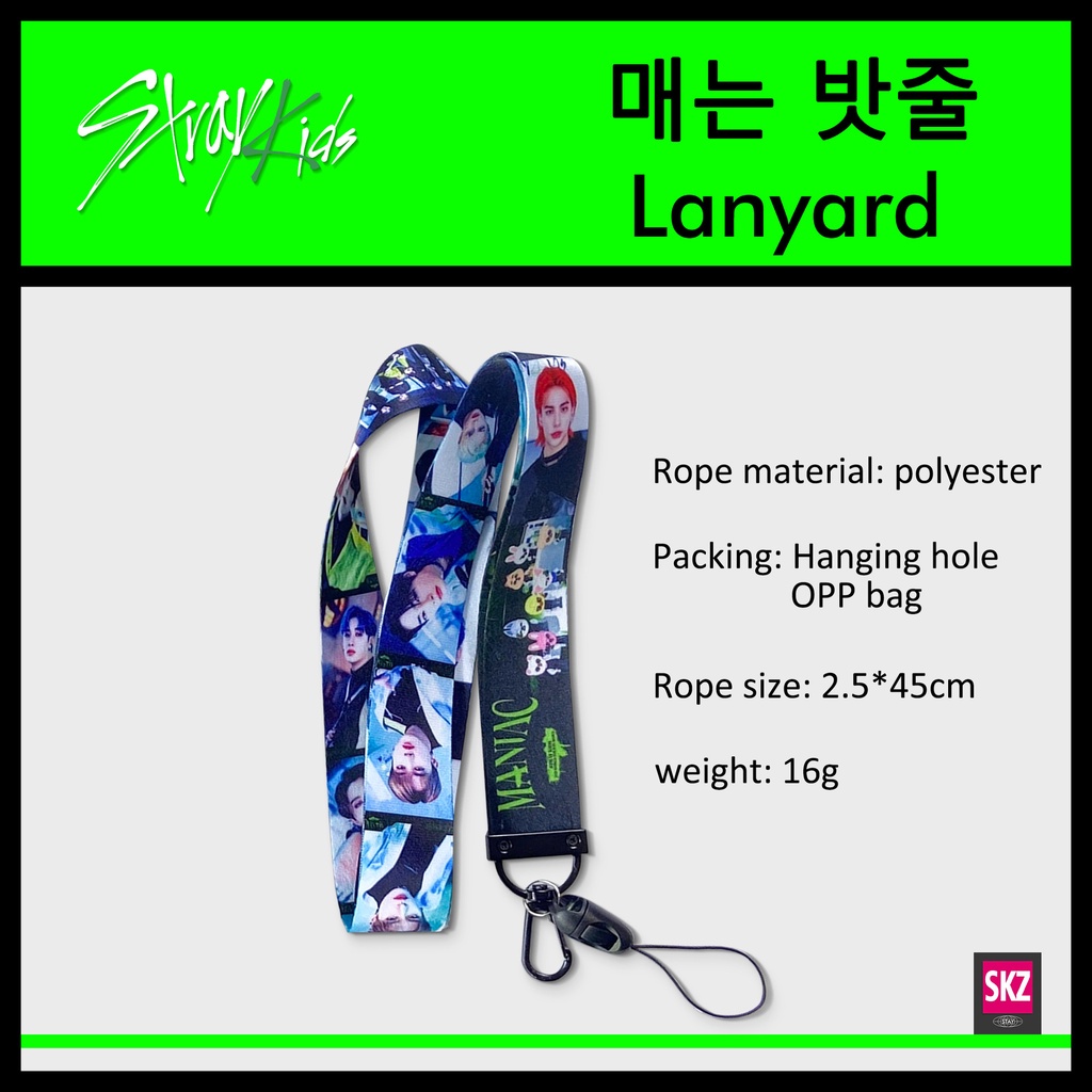 StrayKids 5-STAR & MANIAC & MAXIDENT & THE SOUND ID Hanging Neck Sling Lanyard
