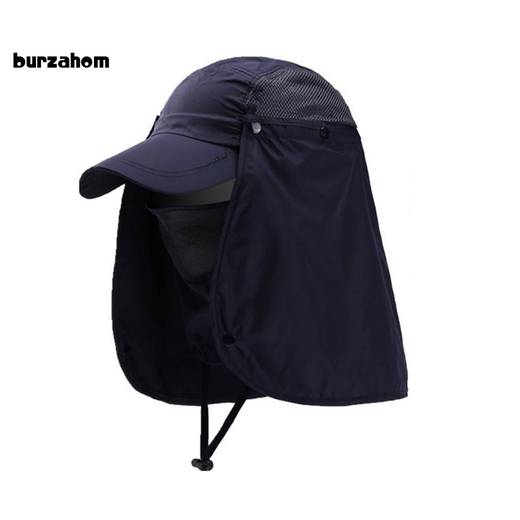 Mũ Lưỡi Trai Có Tấm Che Mặt Và Cổ Chống Nước Chống Tia UV Thoáng Khí Dành Cho Nam Nữ