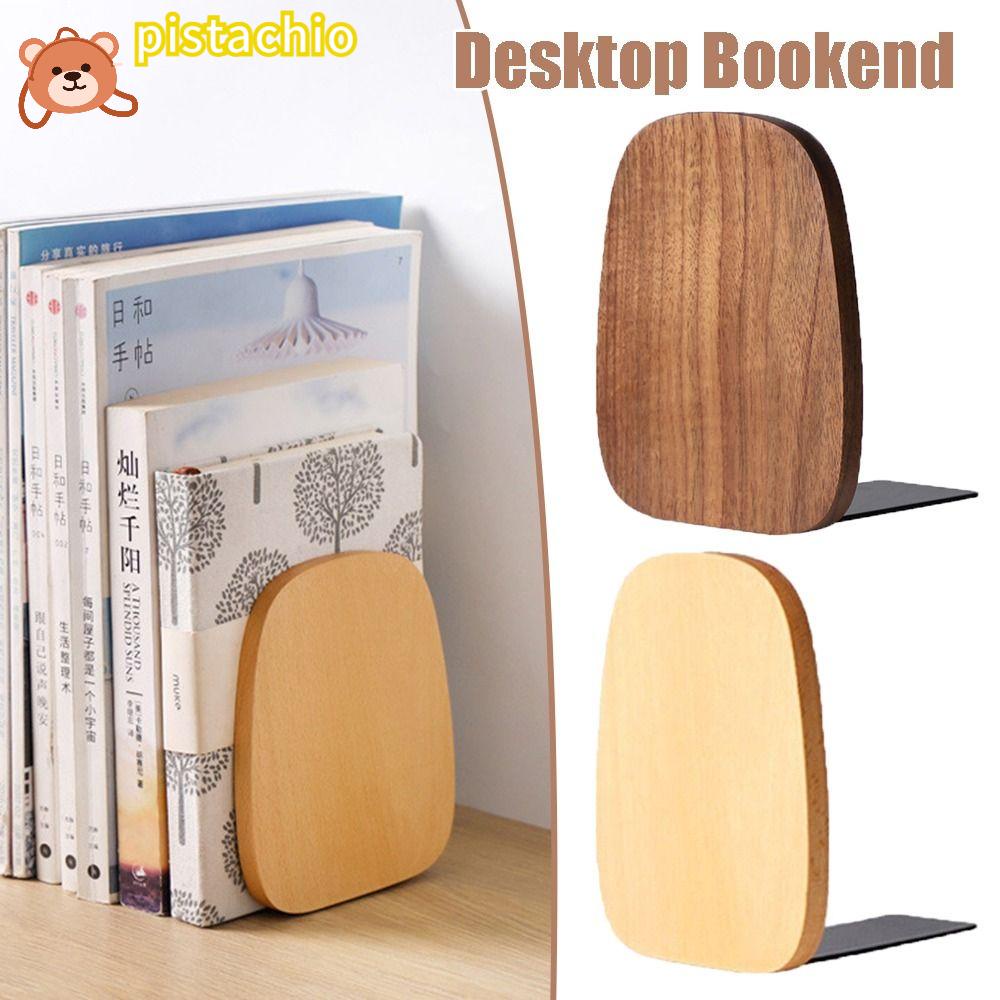 PISTA Bộ 2 Giá Đỡ Sách Bằng Gỗ Chống Mòn Tiện Dụng