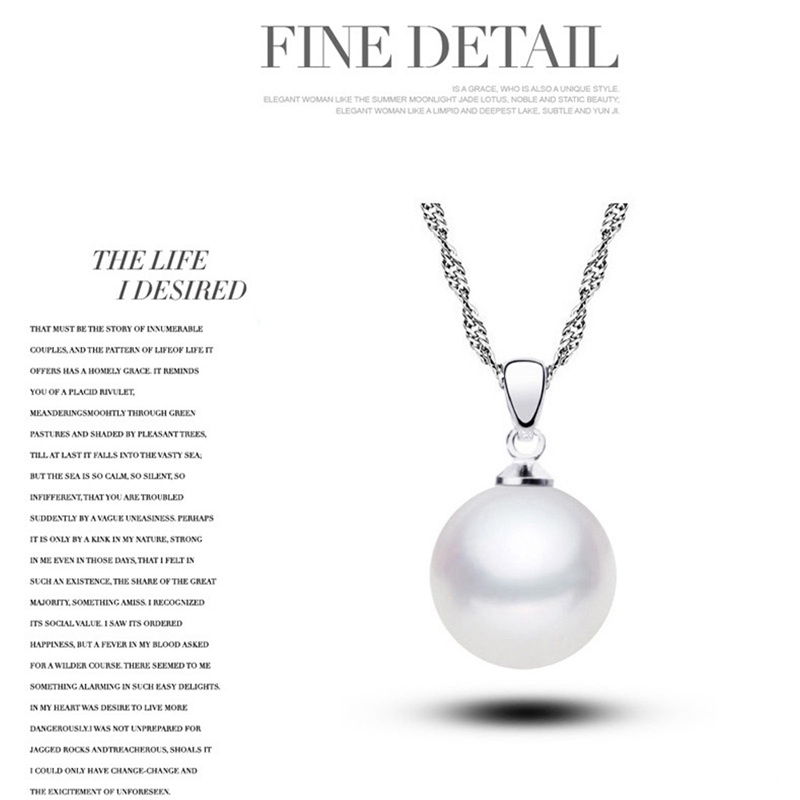 Ygt Set Vòng cổ + Bông Tai Đính Ngọc Trai Giả Hình Giọt Nước Thời Trang