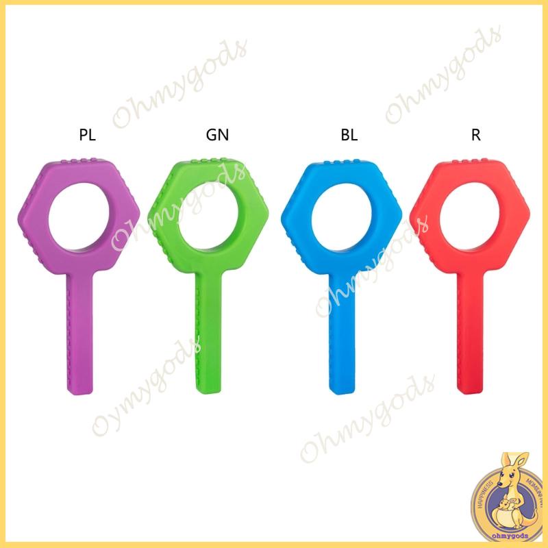 Đồ Chơi Ngậm Cắn Bằng Silicone Nhiều Màu Sắc Dành Cho Trẻ Em