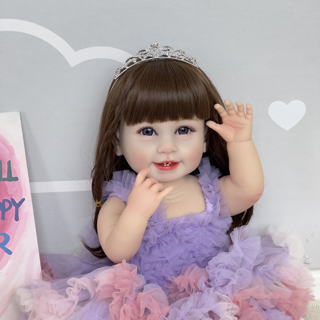 Búp Bê Barbie 55cm Bằng Silicon Mềm Có Thể Trong Bồn Tắm