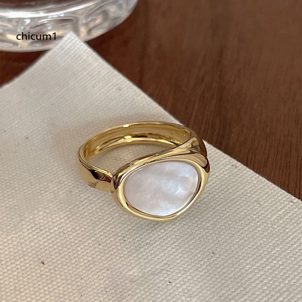 Nhẫn Đeo Ngón Tay CC Kiểu Hình Học Phong Cách Nhật Bản Tinh Tế Có Thể Điều Chỉnh