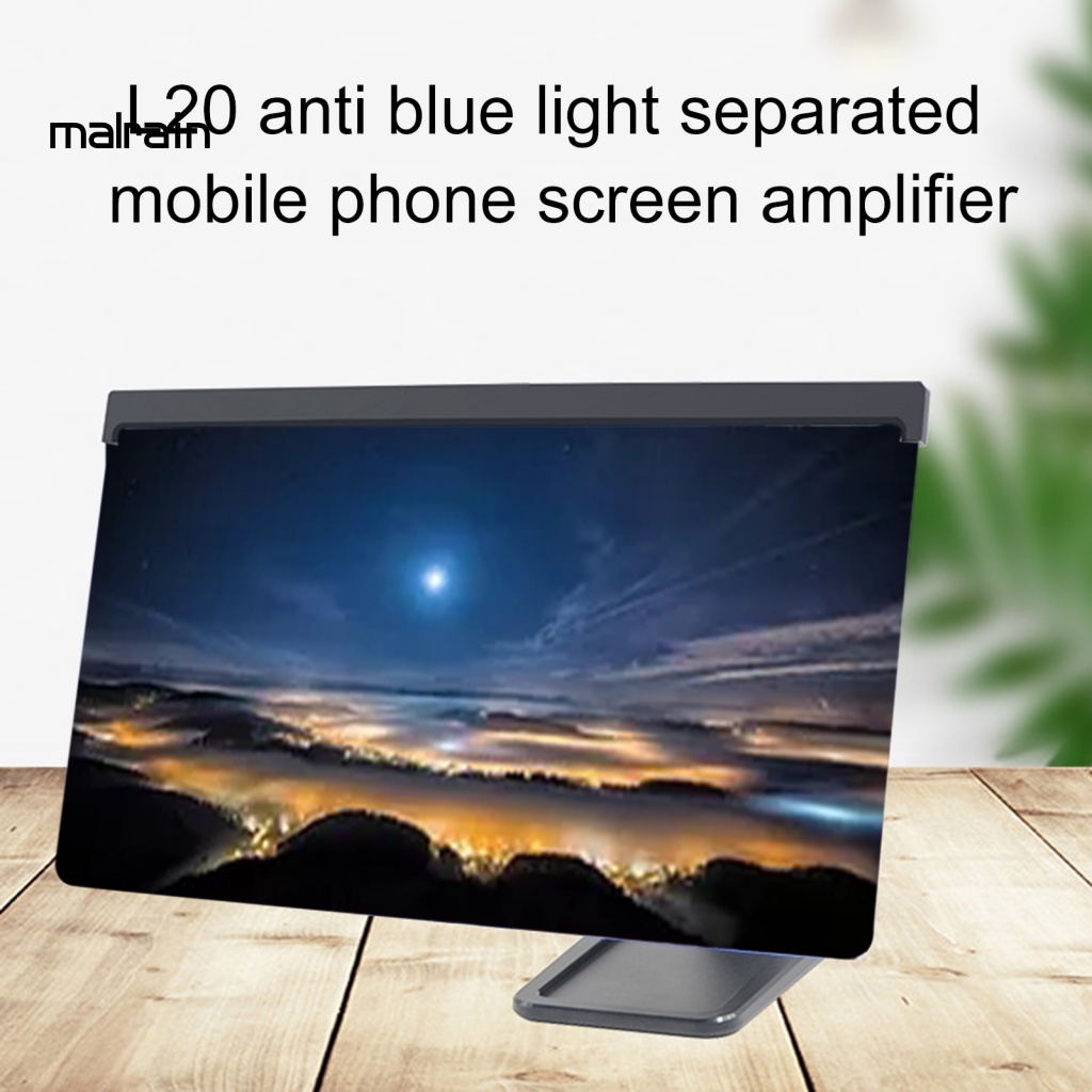 Kính Lúp Phóng To Màn Hình Điện Thoại 3D L20 12 Inch Có Thể Gấp Gọn Tiện Dụng Cho Gia Đình