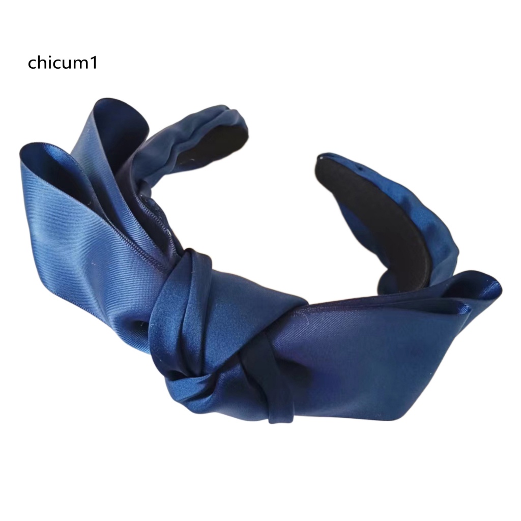 Băng Đô Nơ Bằng Vải Satin Chống Vỡ Thời Trang Thanh Lịch Dễ Phối Đồ Dành Cho Chụp Ảnh