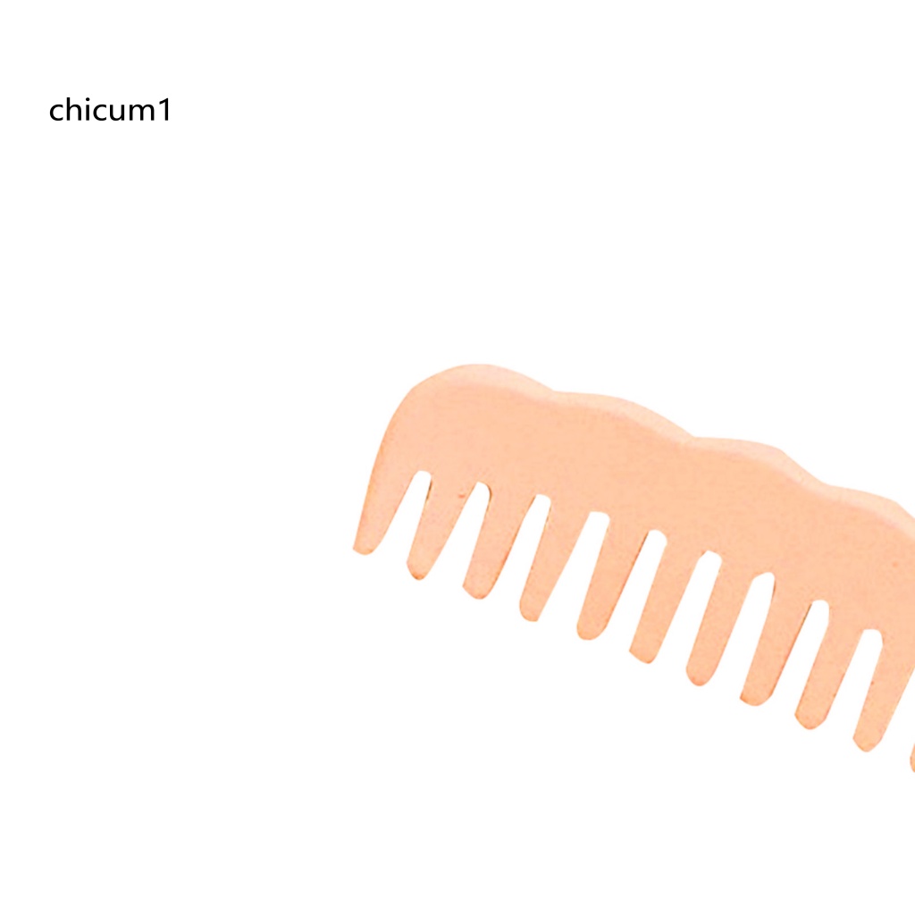 Kẹp Tóc Màu Trơn Chống Trượt Thiết Kế Hình Lược Hoạt Hình Dễ Thương