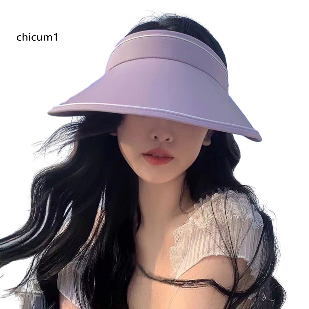 Mũ Lưỡi Trai Nửa Đầu Chống Nắng Màu Trơn Thời Trang Mùa Hè