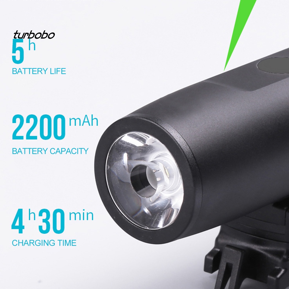 Đèn LED Chiếu Sáng Phía Trước Xe Đạp 5 Chế Độ Có Thể Sạc Lại Bằng Cổng USB