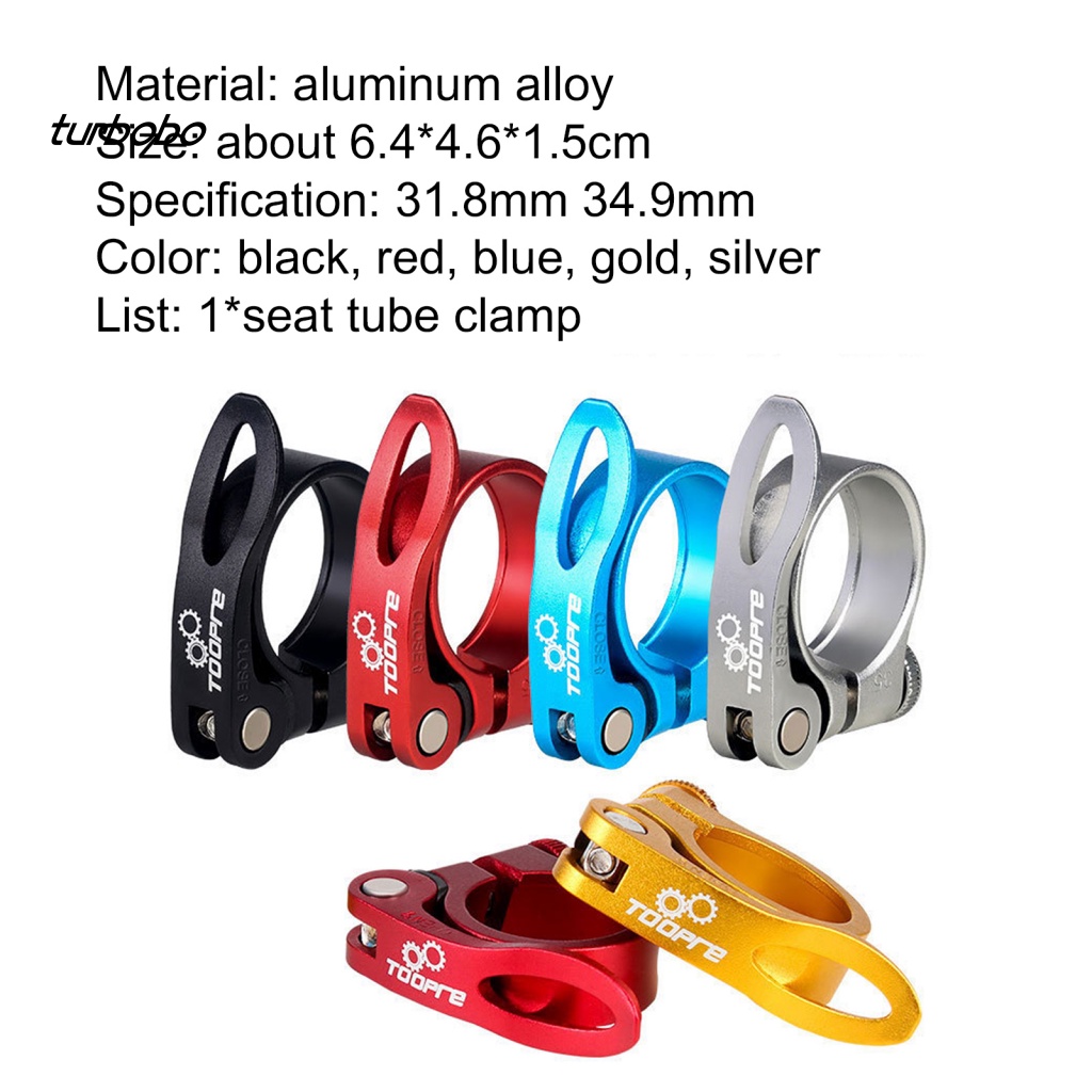 Turbobo Kẹp Cốt Yên Xe Đạp Leo Núi Bằng Hợp Kim CNC Độ Bền Cao