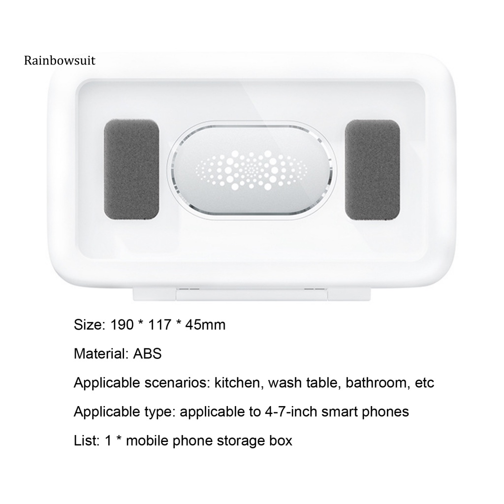 Hộp Đựng Điện Thoại Tự Dính Chống Thấm Nước Có Thể Chạm Màn Hình Cảm Ứng Tiện Dụng