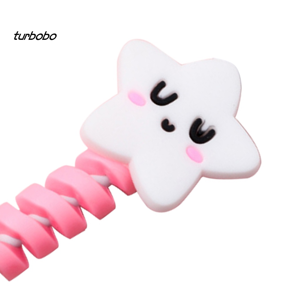 Phụ Kiện Quấn Dây Cáp Bằng Silicon Bóng Dễ Thương