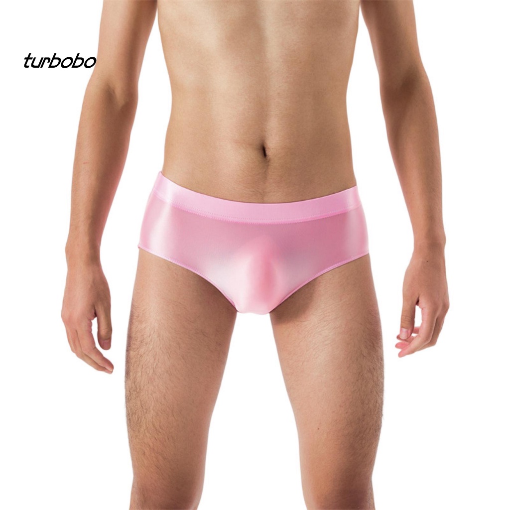 Turbobo Quần Lót Nam Co Giãn Màu Trơn Gợi Cảm
