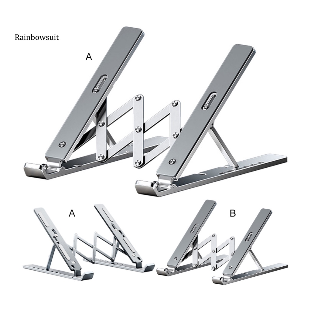 Giá Đỡ Laptop Di Động Bằng Hợp Kim Nhôm Ổn Định Chống Trượt Có Thể Điều Chỉnh