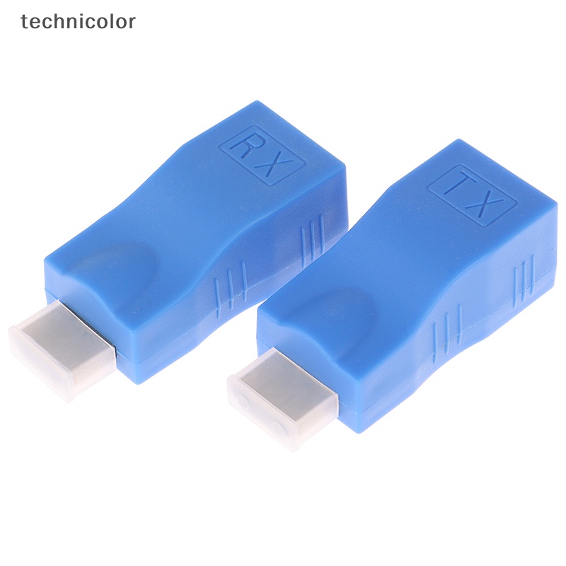 Đang Giảm Giá 2 Bộ Chuyển Đổi Mở Rộng 1080P HDMI Sang RJ45 Qua Cat 6 Mạng LAN Ethernet Cửa Hàng Màu Xanh Dương
