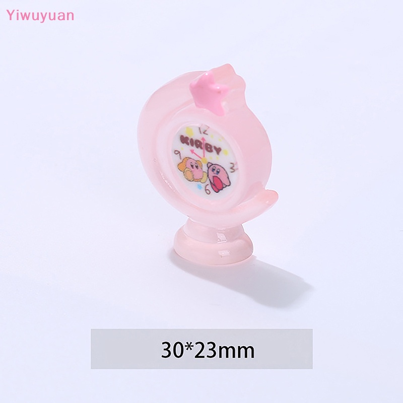 Bộ 5 Đồng Hồ Báo Thức Mini Dạ Quang Trang Trí Nhà Búp Bê DIY Mới