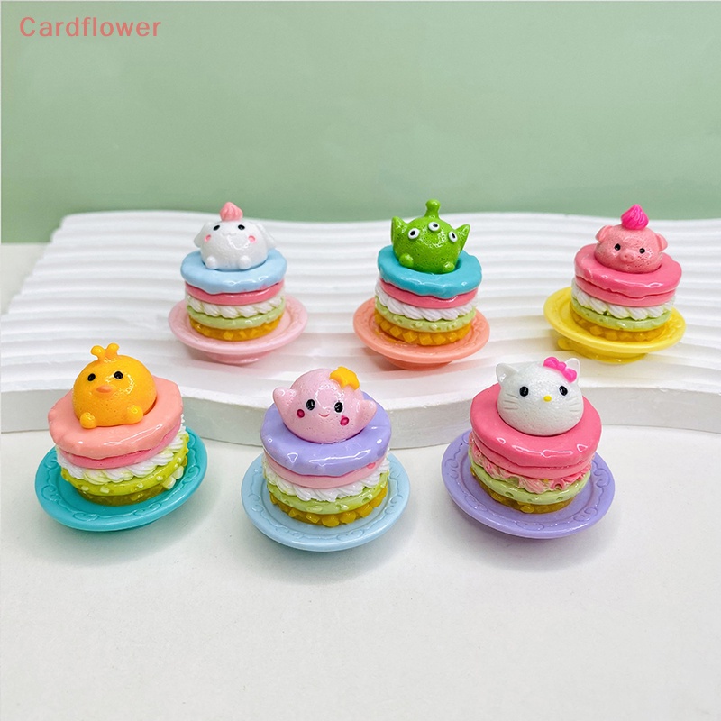 Bộ 10 Mô Hình Bánh Trái Cây 3D Trang Trí Sổ Tay / Kẹp Tóc DIY Mới