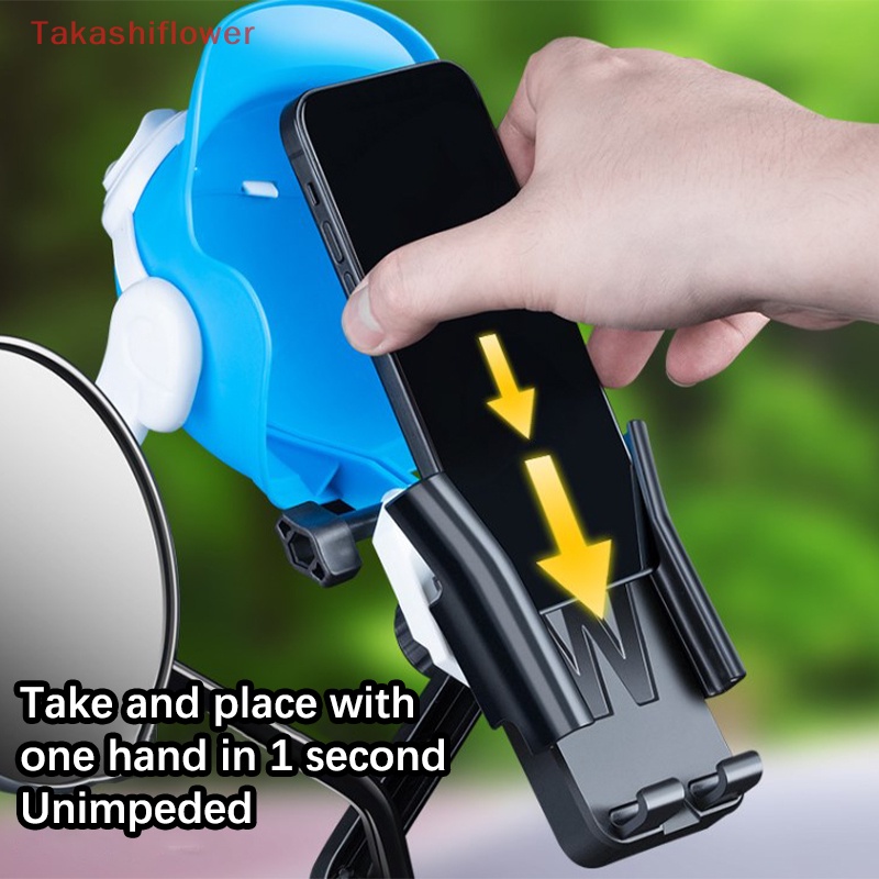 Giá Đỡ Điện Thoại Gắn Xe Đạp / Mũ Bảo Hiểm Chống Thấm Nước Tiện Dụng