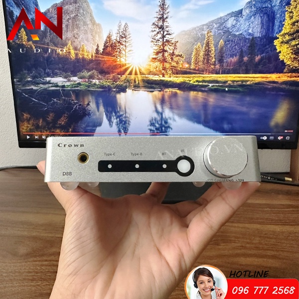 Giải mã DAC Crown D8B | Công nghệ LDAC | 2Chip PCM 1794