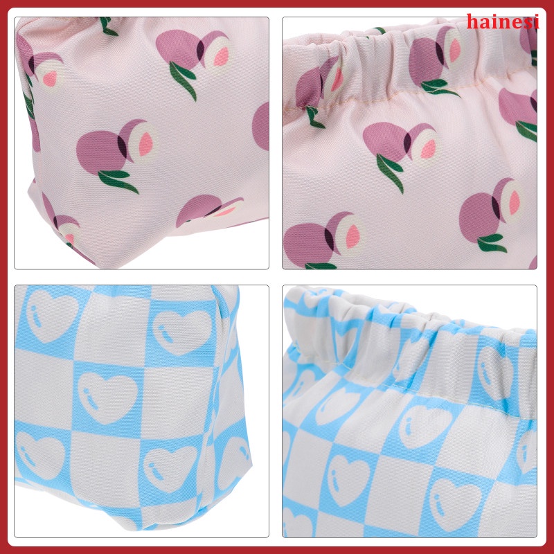 Set 2 Túi Đựng Đồ Trang Điểm Raj T400 Chất Liệu Vải Oxford Tổng Hợp In Họa Tiết