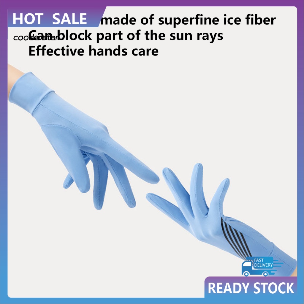 1 Đôi Găng Tay Lái Xe Chống Nắng Chống Trượt Thoáng Khí Trọng Lượng Nhẹ Co Giãn Một Kích Cỡ