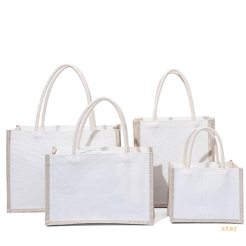 Túi Tote Bằng Sợi Đay Có Tay Cầm Tái Sử Dụng Được